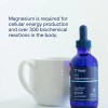 Magnesio Líquido Trace Minerals 400mg 118ml Sin Sabor Vegano