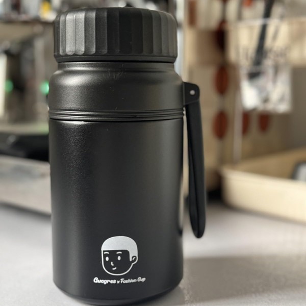 1000ml Insulated Stainless Steel Water Bottle (Black) –Double-Walled, Leak-Proof, BPA-Free,