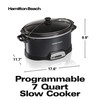 Hamilton Beach Programmable Slow Cooker with Three Temperature Settings, 7-Quart