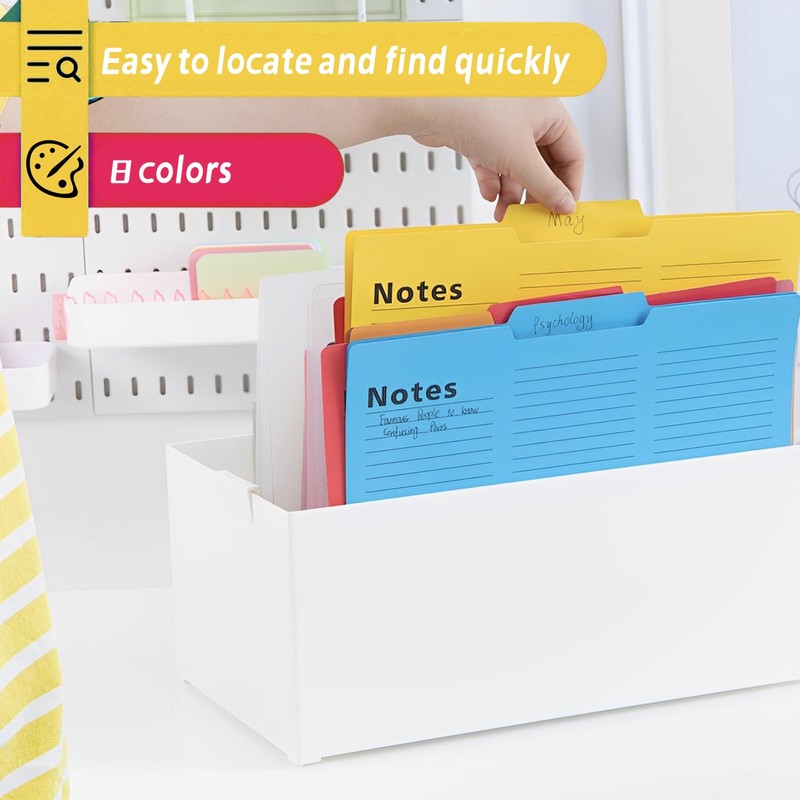 DBAILY Document Folder A4, Pack of 16 A4 Document Folder