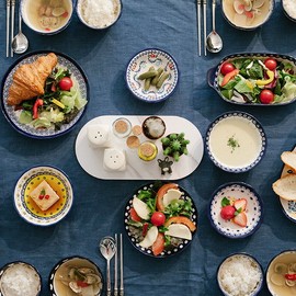 Blooming Garden Romantic Flower 4-person Peony Home Set 18P / 블루밍가든  로맨틱플라워 4인 피오니 홈세트 18P