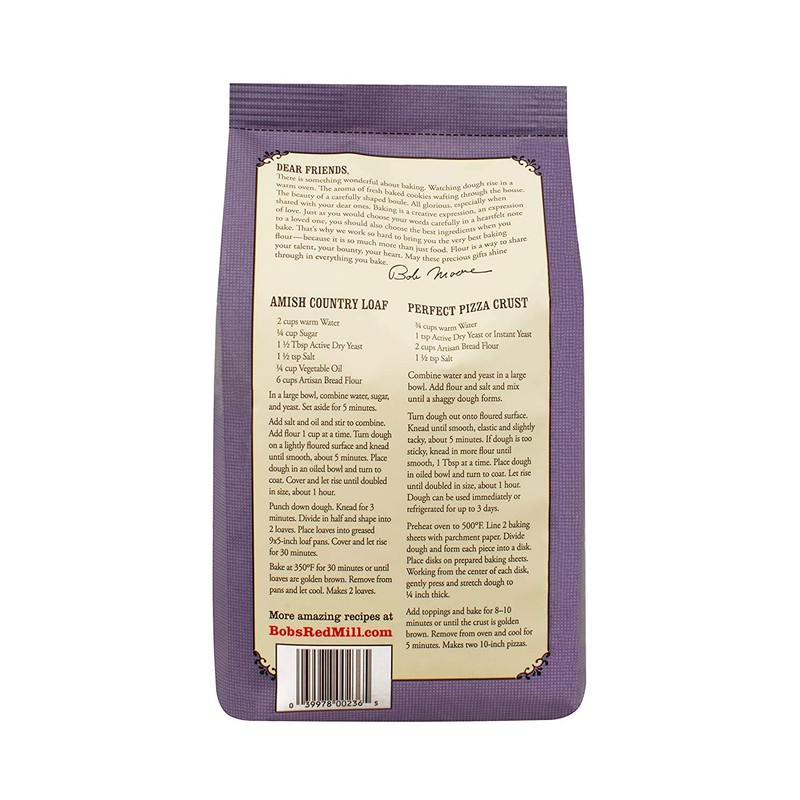 Bob's Red Mill Artisan Bread Flour 5 LB (Pack of