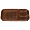 Showa NH home Wood Grain Toast Plate (CC) Brown Size: