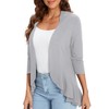 Urban CoCo Women's Casual Lightweight Open Front Cardigan Soft Draped