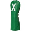 Leather Headcover Number HC1122 FW#X Green, green