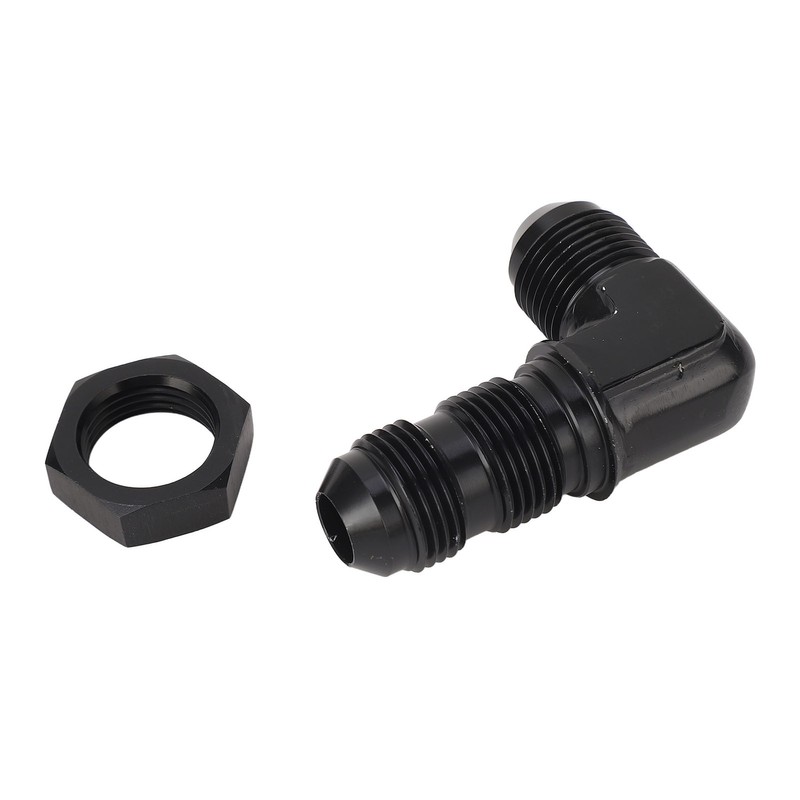 90 Degree 8 AN Flare Bulkhead Adapter Reusable Flare Hose