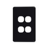 4C | Classic 4 Gang Switch Polycarbonate Cover Plate -
