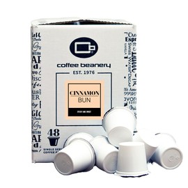Cinnamon Bun Coffee Pods by Coffee Beanery | 192ct Bulk Flavored Coffee Pods Medium Roast Coffee Pods| 100% Specialty Arabica Coffee| Gourmet Coffee Pods