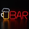 LED Neon Sign BAR Shape Design USB Or Battery Powered
