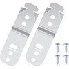 Walquicks Dishwasher Mounting Bracket, 2PCS Dishwasher Mounting Clips Compatible with