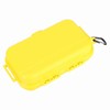Outdoor Survival Shockproof Waterproof Storage Case Airtight Carry Box Container(Yellow)