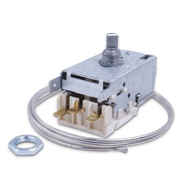 VIOKS Refrigerator Thermostat Replacement for Danfoss Thermostat 077B6467 & Ranco K59-H1346 - Universal Thermostat for 3 Star Fridge AEG Bosch etc