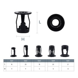 Dana Fred Short Jack Nuts,M4m5m6m8 Expansion Screw Petal Nut, 84pcs Nutserts Jacknut Srew Anchor Spider Rivnut Blind for Plastic Polywood Pressboard Hardboard