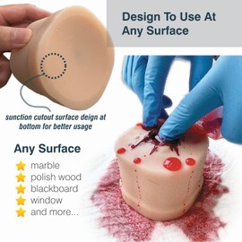 【Wound Tourniquet Bleed Stop Training KIT】- 7 in 1 Wound Bleed Stop Kit - Stop The Bleed Practice Kit - Blood Control Kit for Medical Education -