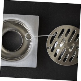 Ipetboom 50 piezas Gancho de Acero Inoxidable para Extracción de Desagües Kit para Baño Herramienta para Retirar Rejillas y Coladeras para Lavamanos y Regaderas