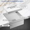 1Recessed Floor Electrical Outlet Kit,Waterproof Electrical Outlet Covcer Box with