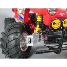 Tamiya Aluminum Front Lower Upper Control Arm Tamiya RC 1/10 Monster Beetle Blackfoot