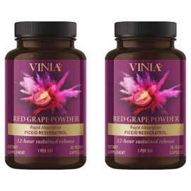 Bio Harvest Vinia Piseide Resveratrol 6mg Capsules 30 pieces, 2 units, 30 tablets / 바이오하베스트 비니아 VINIA 피세이드 레스베라트롤 6mg 캡슐 30개입 2개, 30정