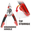 Powerbuilt Snap Ring Pliers with Combination Internal External Switch, Reversible,