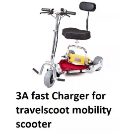 Coming data 🔥 ac adapter 4 PIN fast 3A Battery Charger for travelscoot mobility scooter