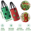 2-Pack Hanging Strawberry Grow Bags: Durable Planter Bags for Strawberries,