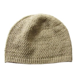 EdgeCity Silk Islamic Watch Cap, Made in Japan - 71/beige