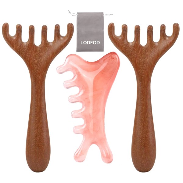 Lodfod New Best Pack Face Head Massager Scalp Comb Protable