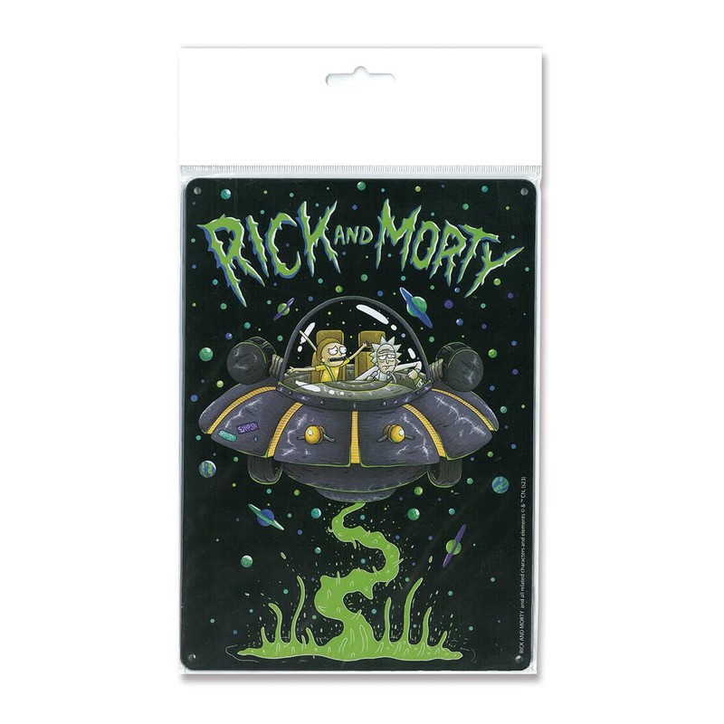 Logoshirt® Rick and Morty I Spaceship I Space Cruiser I