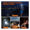Lampara Led Tipo Minero De 8 Leds Con Baterias Recargables