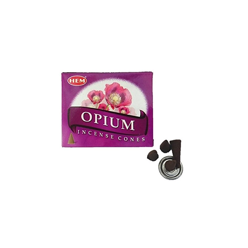HEM Incense Cones Mill Flawless Opium Red Rose Cone Set