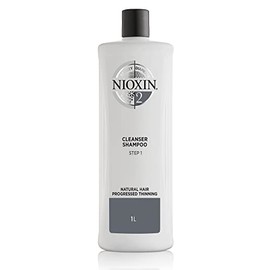 NIOXIN - Champú antigrasa limpiador - para Cabello Fino, Natural y muy Debilitado - Sistema 2 - paso 1 - 1L