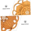iplusmile 1set Thickened Bamboo Lotus Shape Creative Home Decor Protects