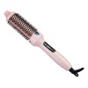 Peine Térmico 3 En 1 Rosa Alisa El Cabello Encrespado