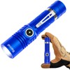 Rechargeable Tactical Flashlights, High Lumens Small Mini USB-C LED Flashlight,