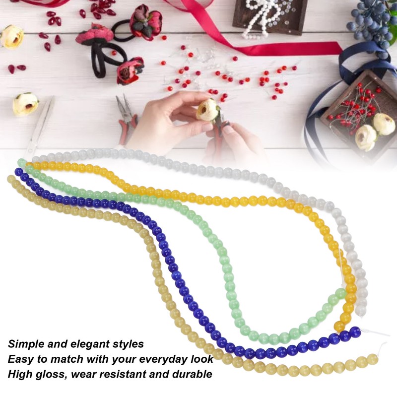 5 String Jewelry Making Bead Delicate Elegant Natural Stone Bead