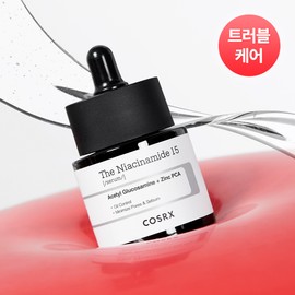 COSRX The Niacinamide 15 Serum / Trouble Care Serum for Sebum and Oil 20ml, 1 Bottle