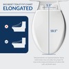 Bio Bidet Slim Zero Non Electric Bidet Toilet Seat Elongated,