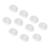 10Pcs Footswitch Toppers Clear Transparent Universal for Guitar Effects Pedal