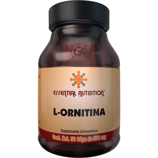 Essential Nutrition, L-Ornitina - 50 Cápsulas De 500 Mg