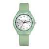 Lancardo Lightweight Silicone Quartz Watch: Soft Silicone Strap Easy Read
