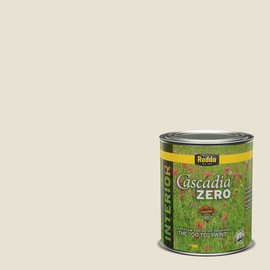 Rodda Paint CASCADIA ZERO Interior Flat Paint & Primer in One, Quart, White Elephant