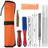 11-Piece Set Chainsaw Sharpener, High-Quality Steel Saw Chain Sharpener, Chain