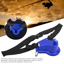 Fishing Rod Holder Belt, Fishing Waist Belt, Adjustable for Boat Fishing(blue)