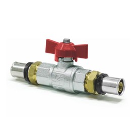 Sanpro THPRESS Press Fitting Ball Valve Wing Handle (Heater) with TH Contour, Size 26 x 3