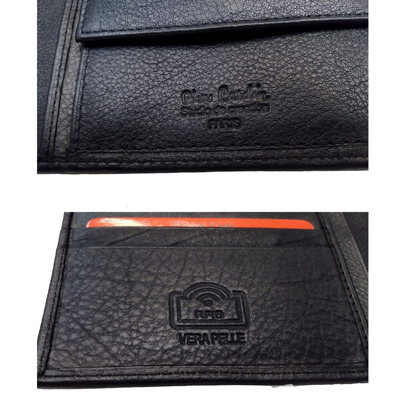 PIERRE CARDIN Men's Wallet, Slim, Man, Small Thin RFID, Gift,