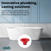 OS&B ITD 365-2-In-1 Piece ABS + PVC Island Tub Drain