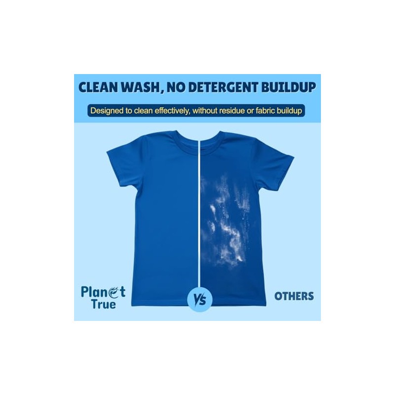 Eco-Friendly Laundry Detergent Sheets, 100 Loads (50 Sheets) Fresh Scent,