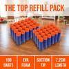 SYNTHORA 100 Refill Pack Foam Darts with Suction Cup, 2.8