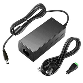 SHNITPWR 24V 3A DC Power Supply Adapter AC 100V~240V to DC 24 Volt 3 Amp 72W Converter Transformer 5.5x2.5mm Plug for 5050 3528 LED Strip Light 3D Printer LED Driver CCTV Security System LCD Monitor