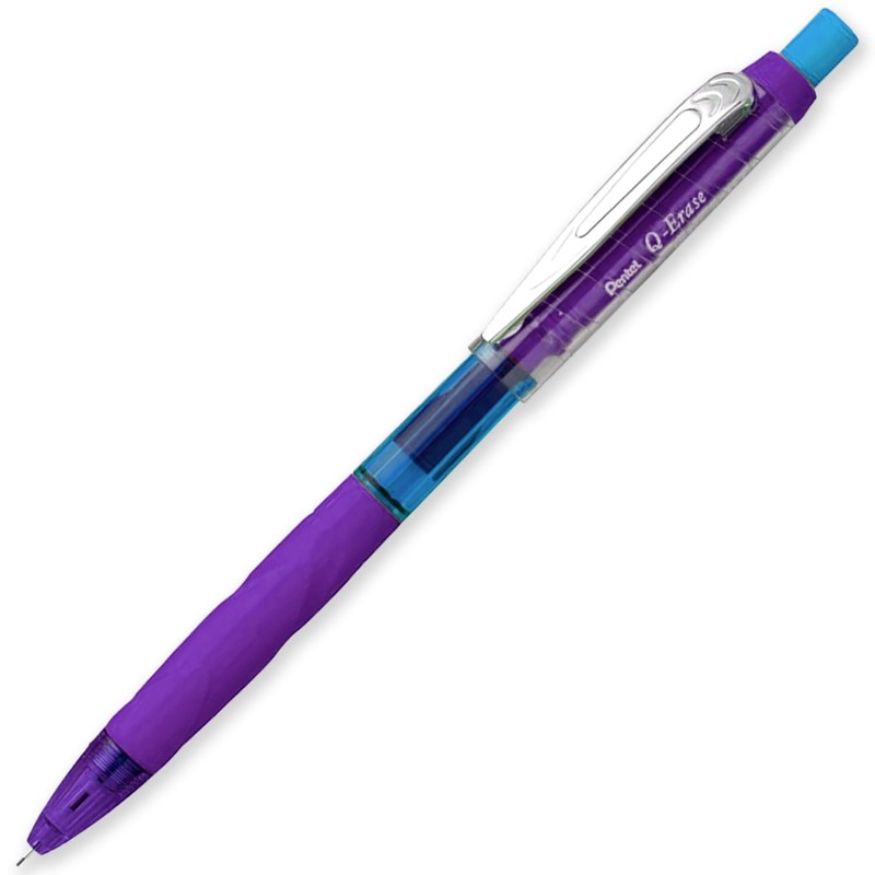 Pentel Q-Erase Mechanical Pencil with Retractable Eraser, 0.5mm HB Hardness,